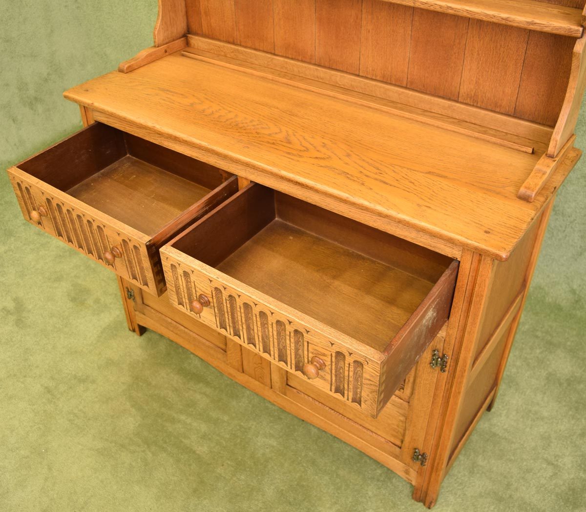 Carved Oak Dresser