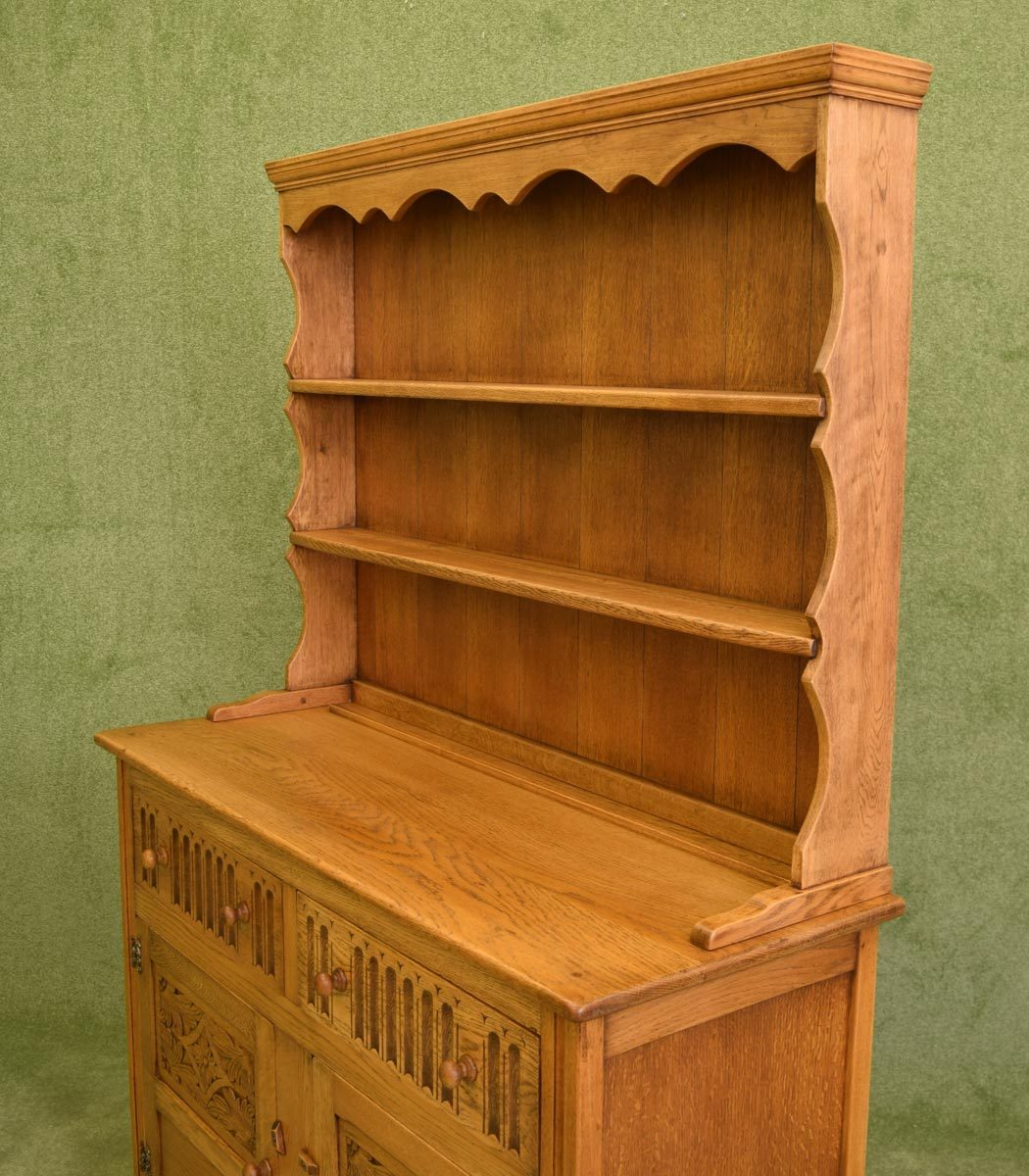 Carved Oak Dresser