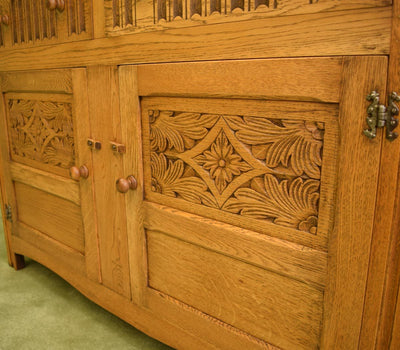 Carved Oak Dresser