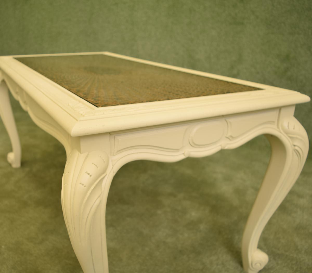 Retro French Painted Coffee Table