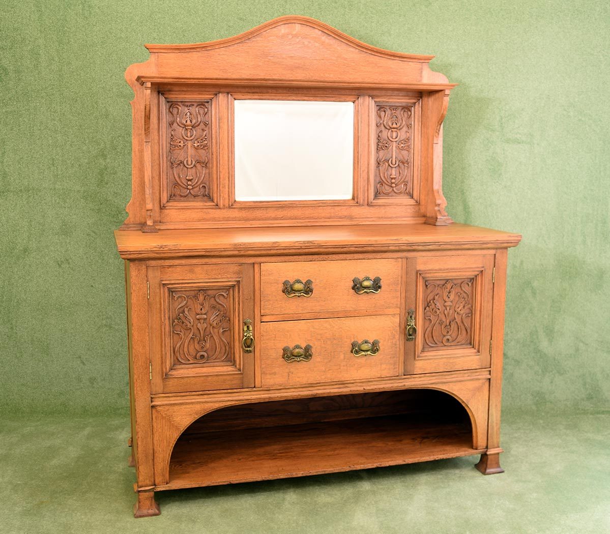 Arts & Crafts Style Oak Sideboard
