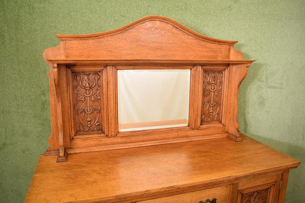 Arts & Crafts Style Oak Sideboard