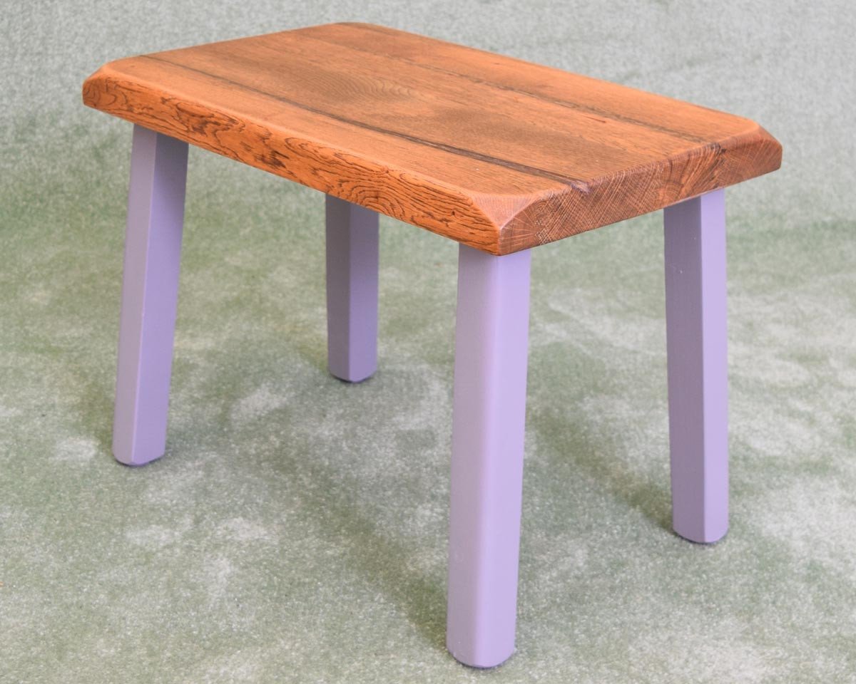 Painted Dutch Oak Nest of 3