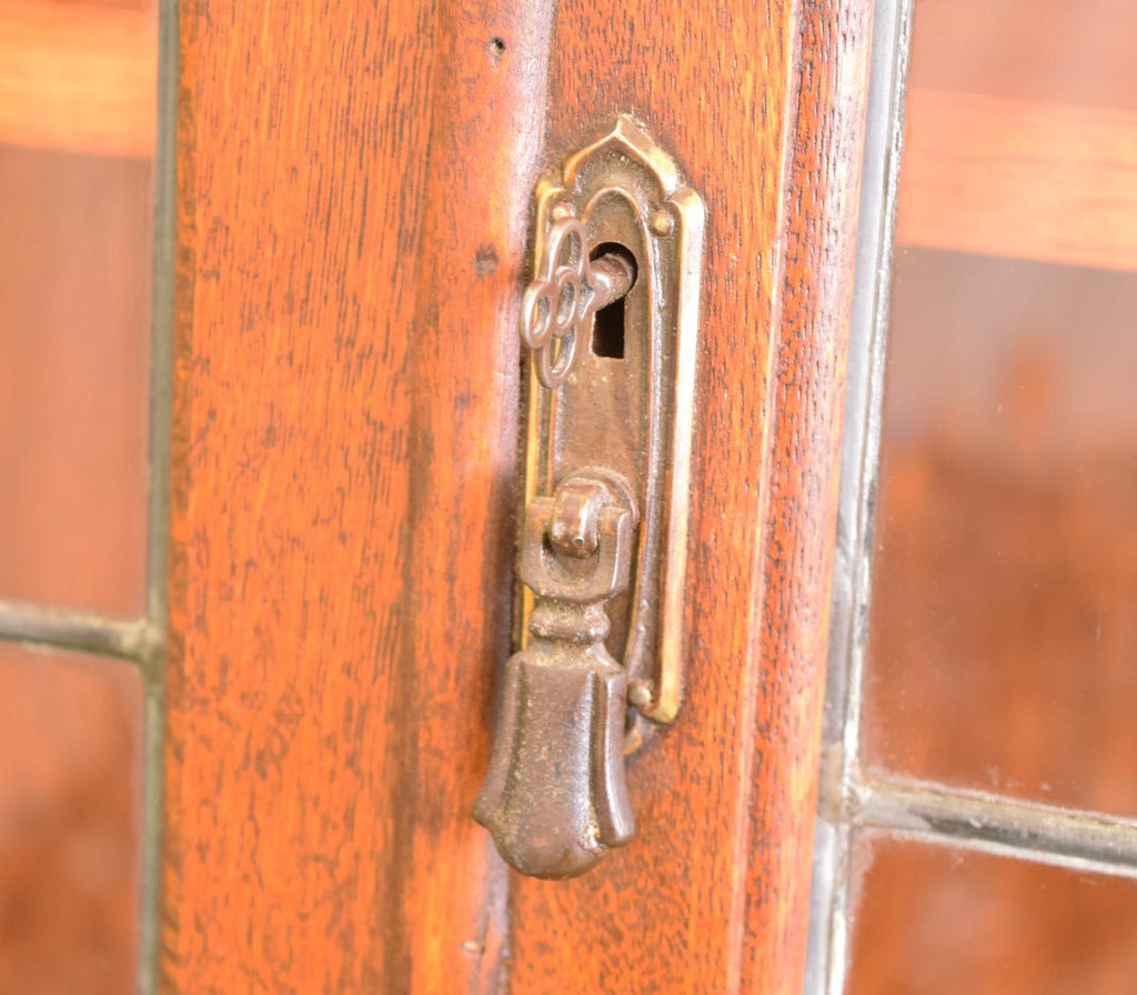 Vintage Oak Glazed Bookcase
