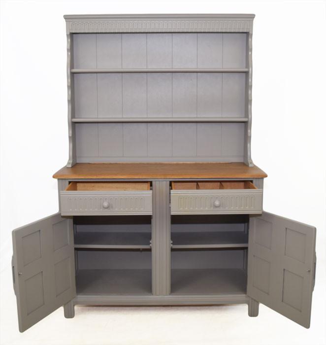 Retro Painted Oak Dresser