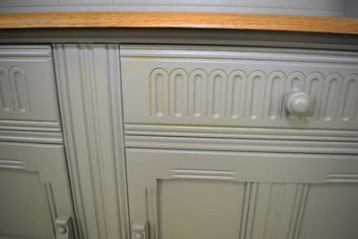 Retro Painted Oak Dresser