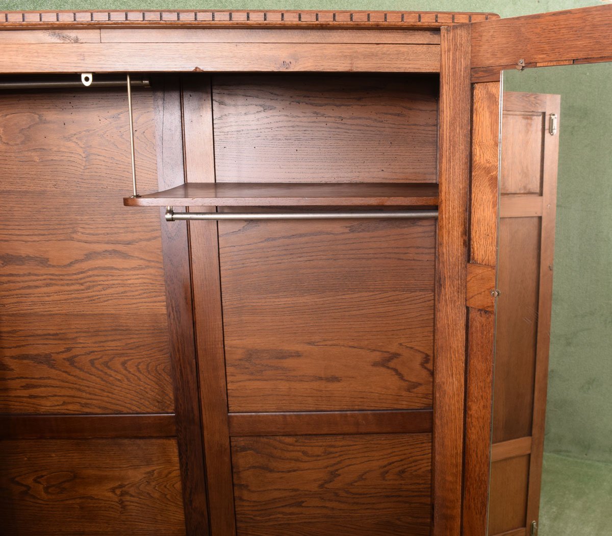 Carved Oak Wardrobe