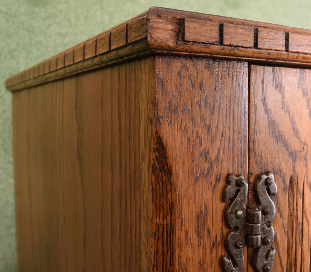 Carved Oak Wardrobe