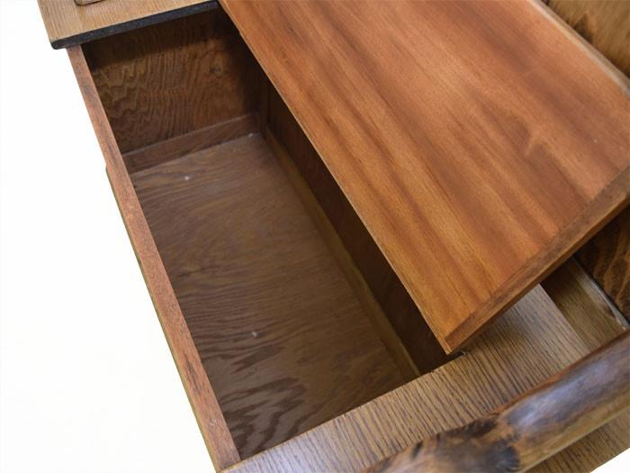 Restored Oak Monks Bench