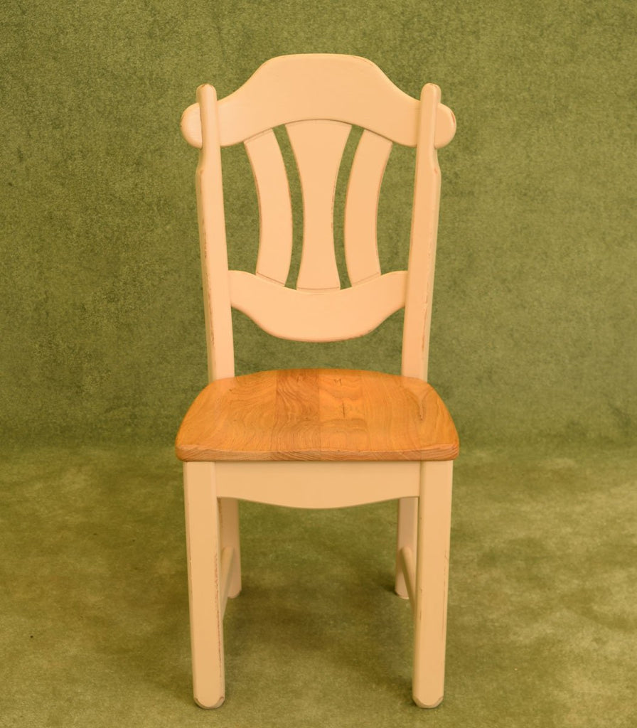 Restored Painted Dutch Oak Table & 4 Chairs