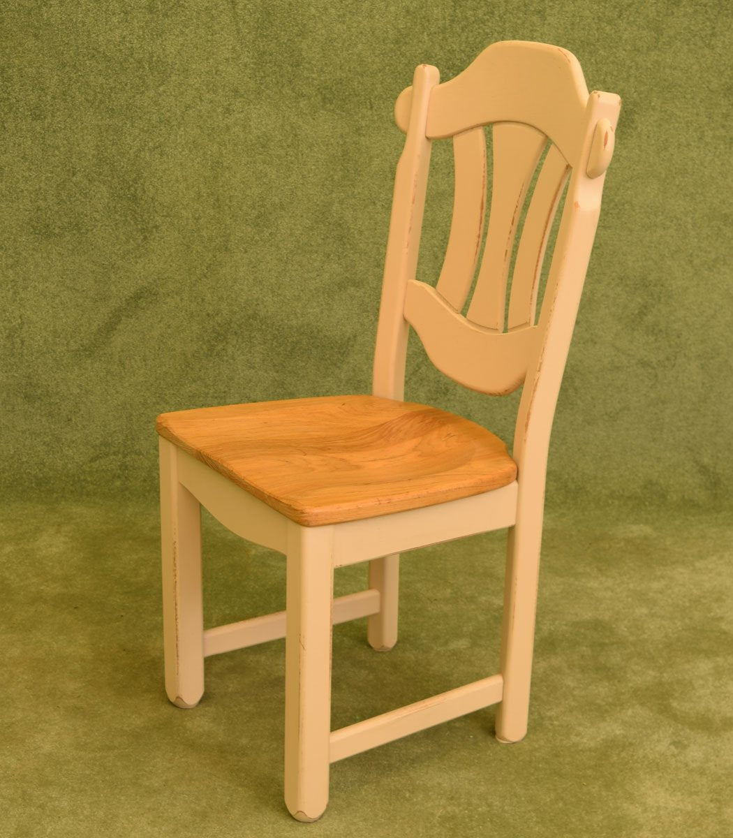 Restored Painted Dutch Oak Table & 4 Chairs