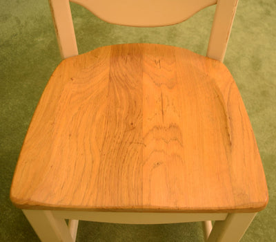 Restored Painted Dutch Oak Table & 4 Chairs