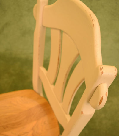 Restored Painted Dutch Oak Table & 4 Chairs