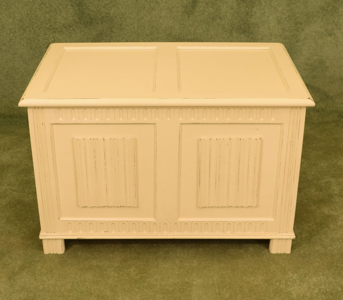 Vintage Painted Blanket Box