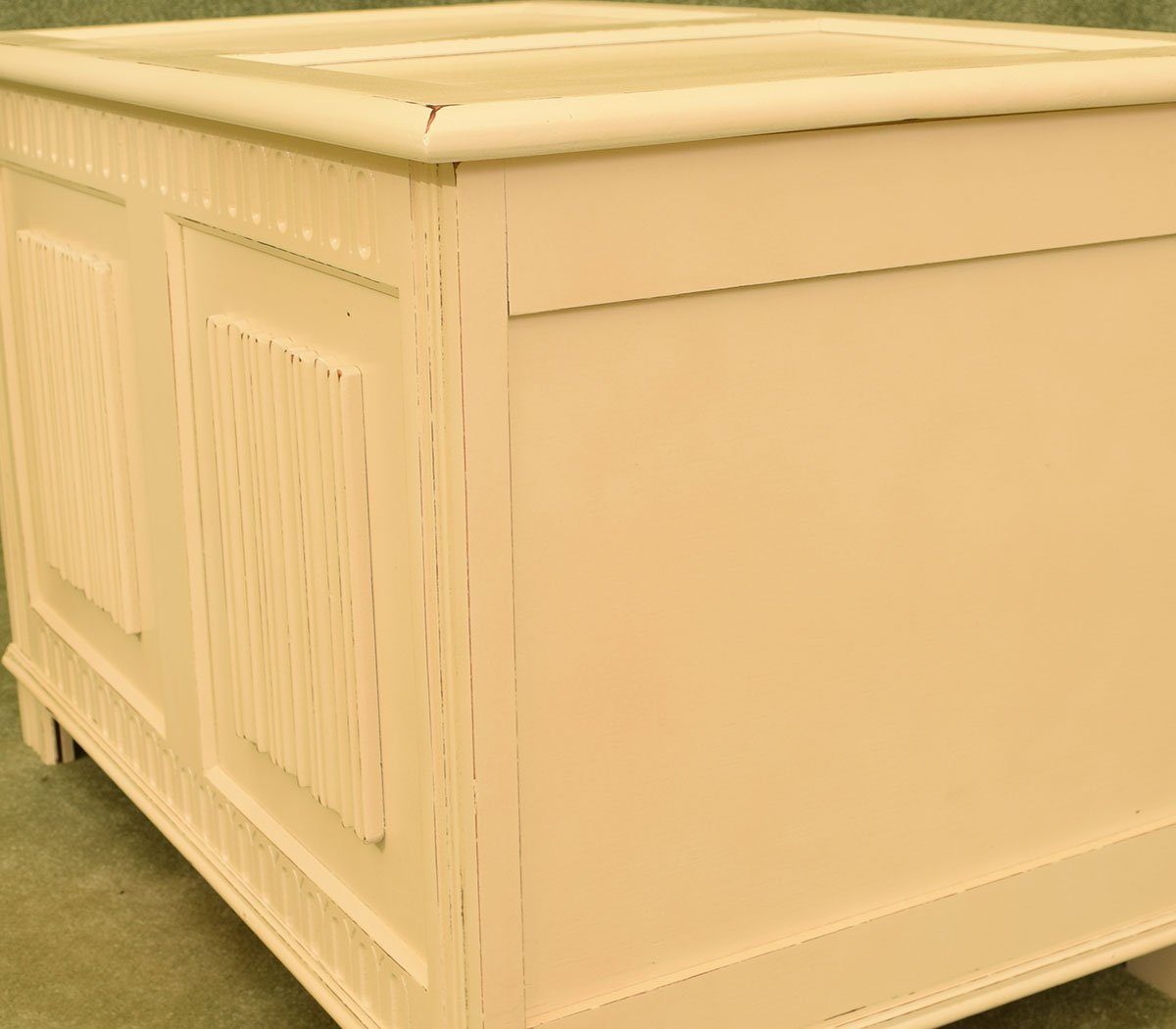 Vintage Painted Blanket Box