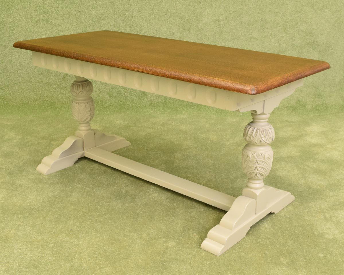 Restored Painted Oak Coffee Table