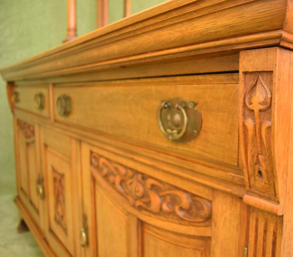 Arts and Crafts Mirror Back Sideboard