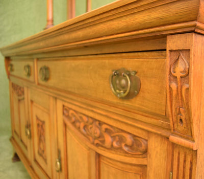 Arts and Crafts Mirror Back Sideboard