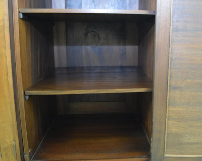 Edwardian Mahogany & Burr Walnut Wardrobe