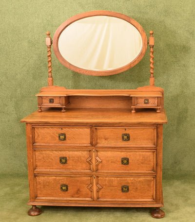 Vintage Oak Bedroom Suite