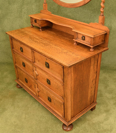 Vintage Oak Bedroom Suite