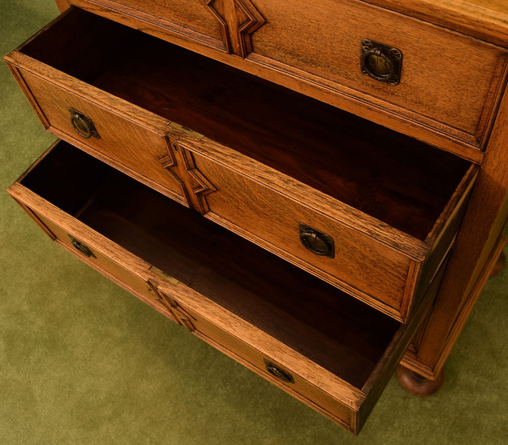 Vintage Oak Bedroom Suite