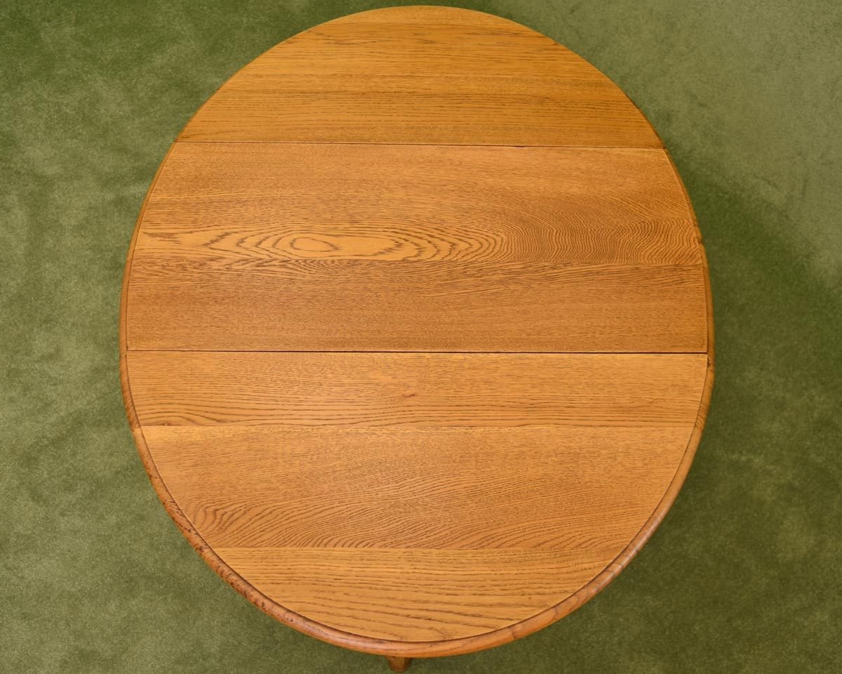 Restored Oak Drop-Leaf Table