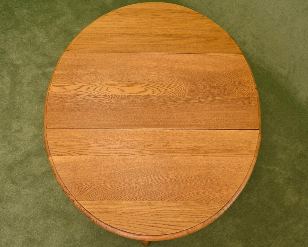 Restored Oak Drop-Leaf Table