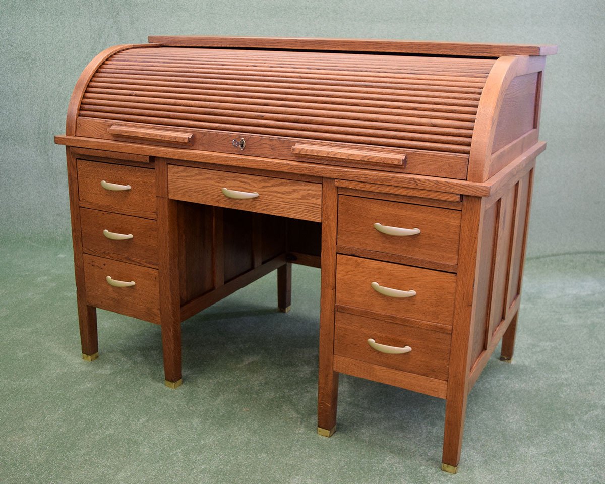 Restored Roll-Top Desk