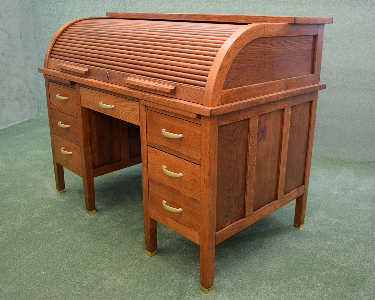 Restored Roll-Top Desk