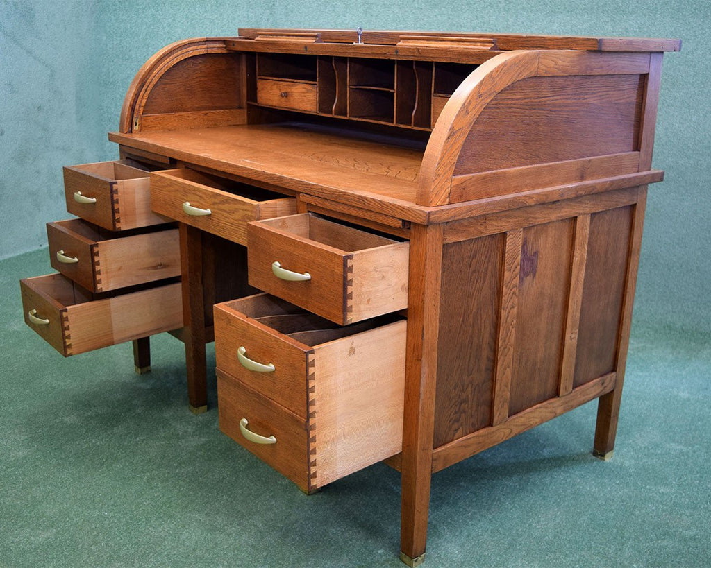 Restored Roll-Top Desk