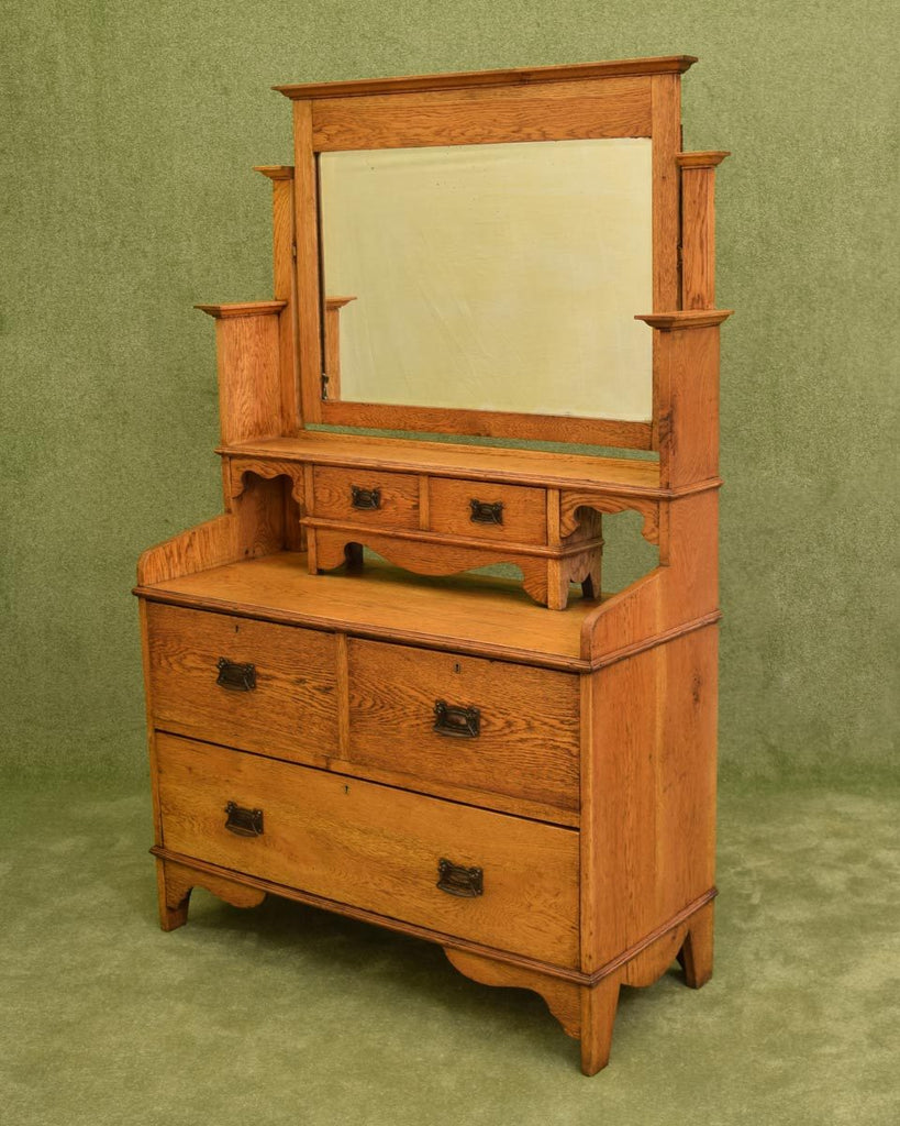 Retro Oak Dressing Table
