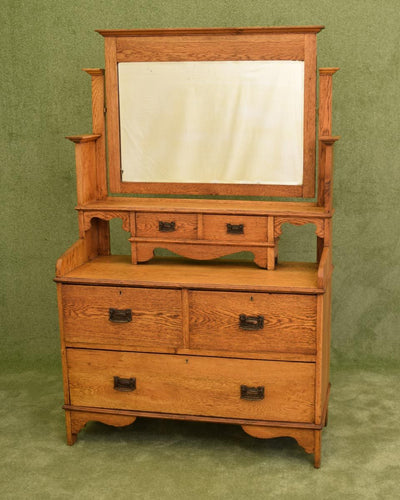 Retro Oak Dressing Table