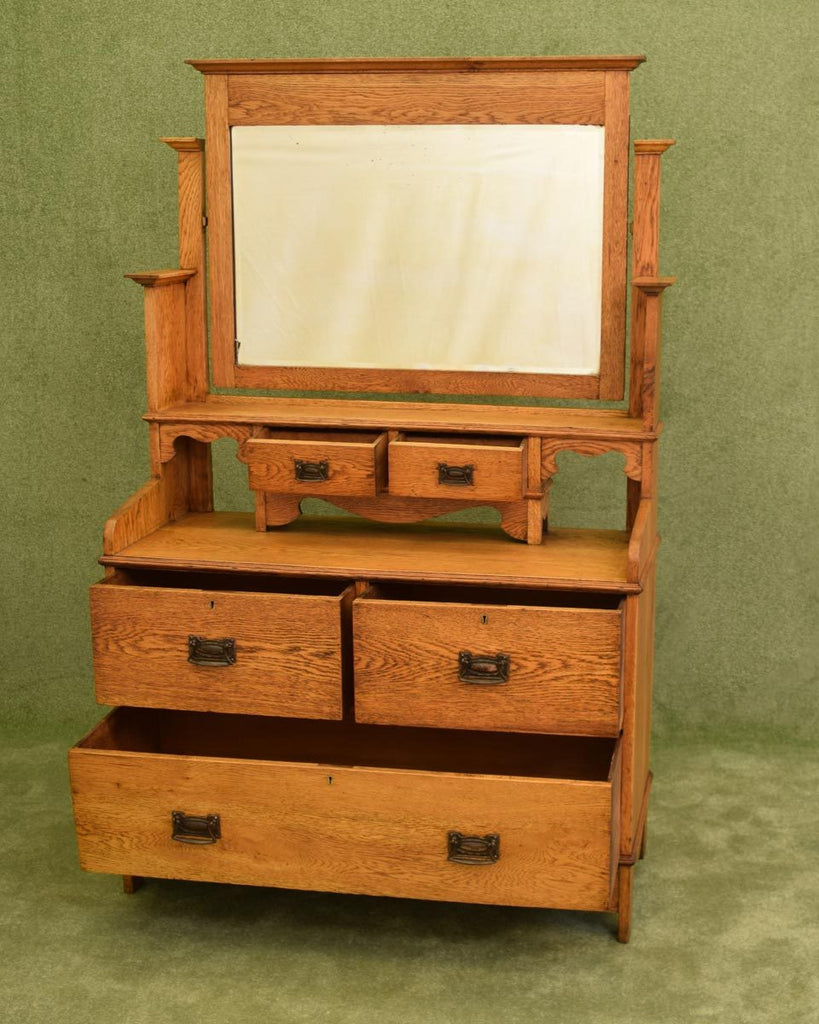 Retro Oak Dressing Table