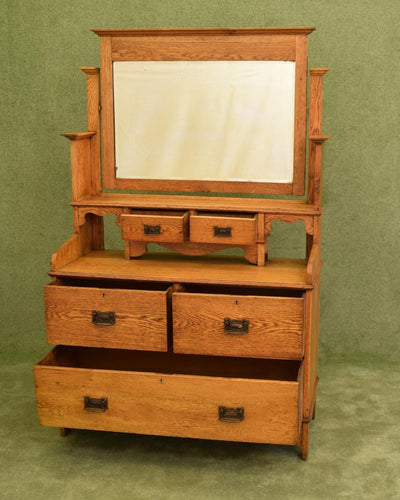 Retro Oak Dressing Table