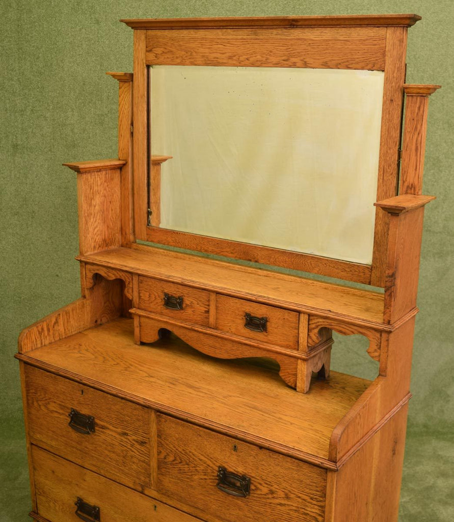 Retro Oak Dressing Table