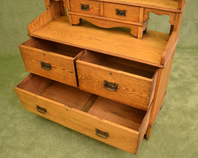 Retro Oak Dressing Table