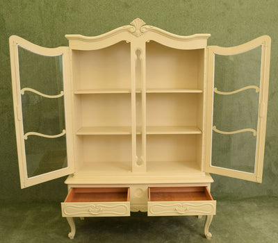 Painted French Display Cabinet