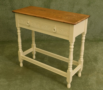 Painted Oak Console Table