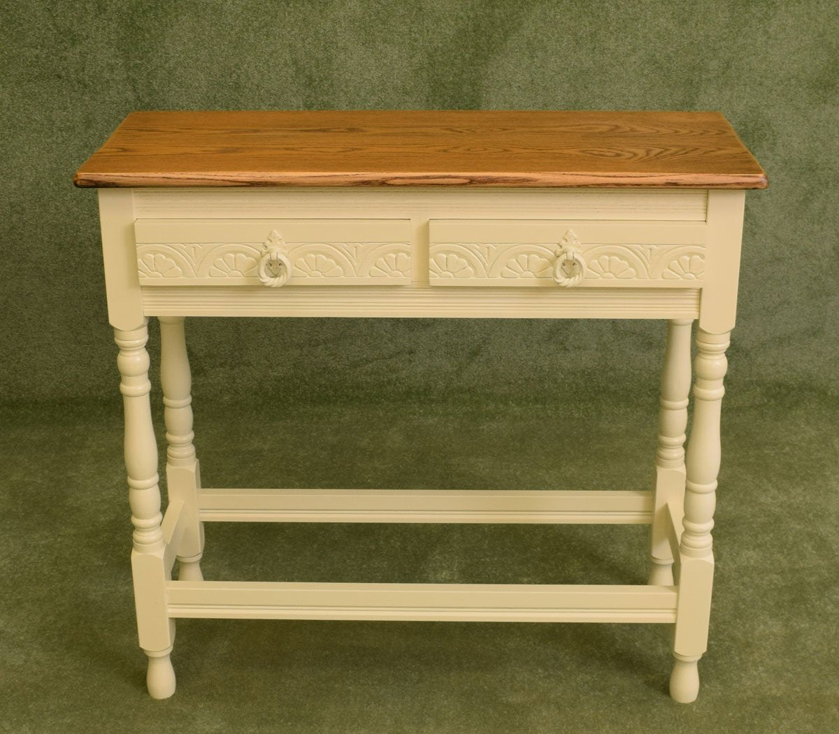 Painted Oak Console Table