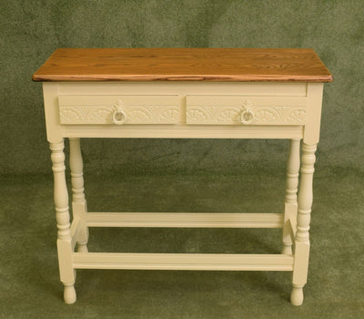 Painted Oak Console Table