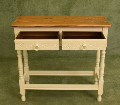 Painted Oak Console Table
