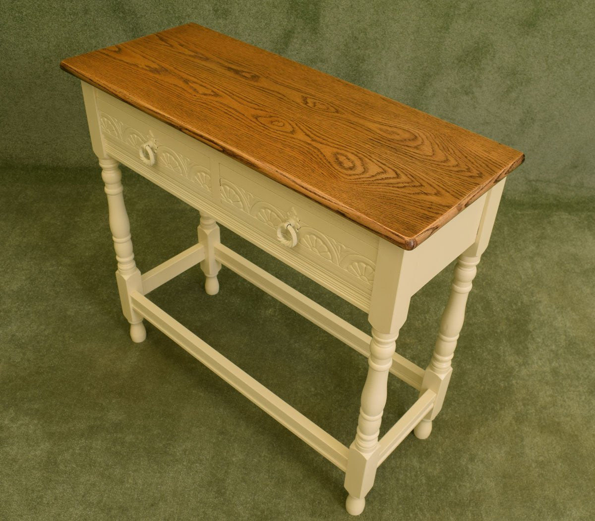 Painted Oak Console Table