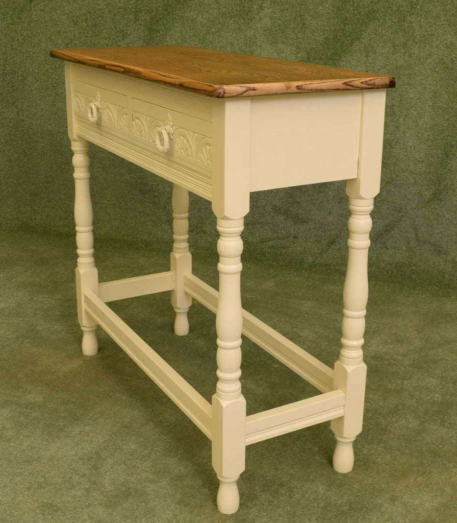 Painted Oak Console Table