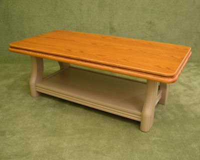 Painted and Oak Coffee Table