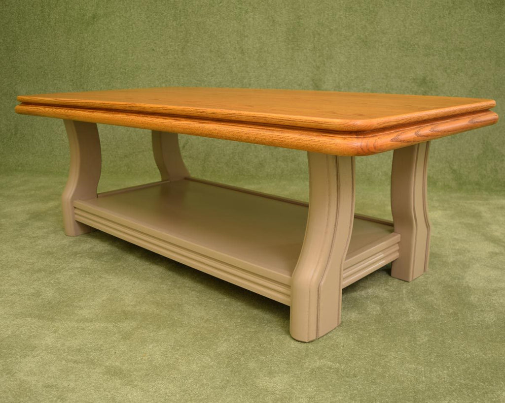 Painted and Oak Coffee Table