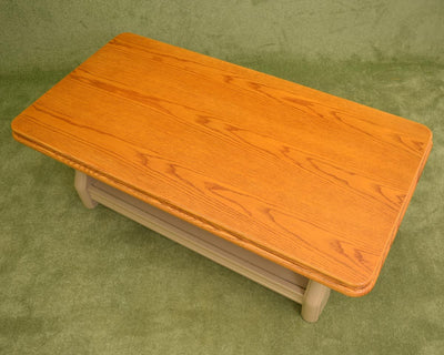 Painted and Oak Coffee Table
