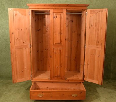 Restored Pine Triple Wardrobe