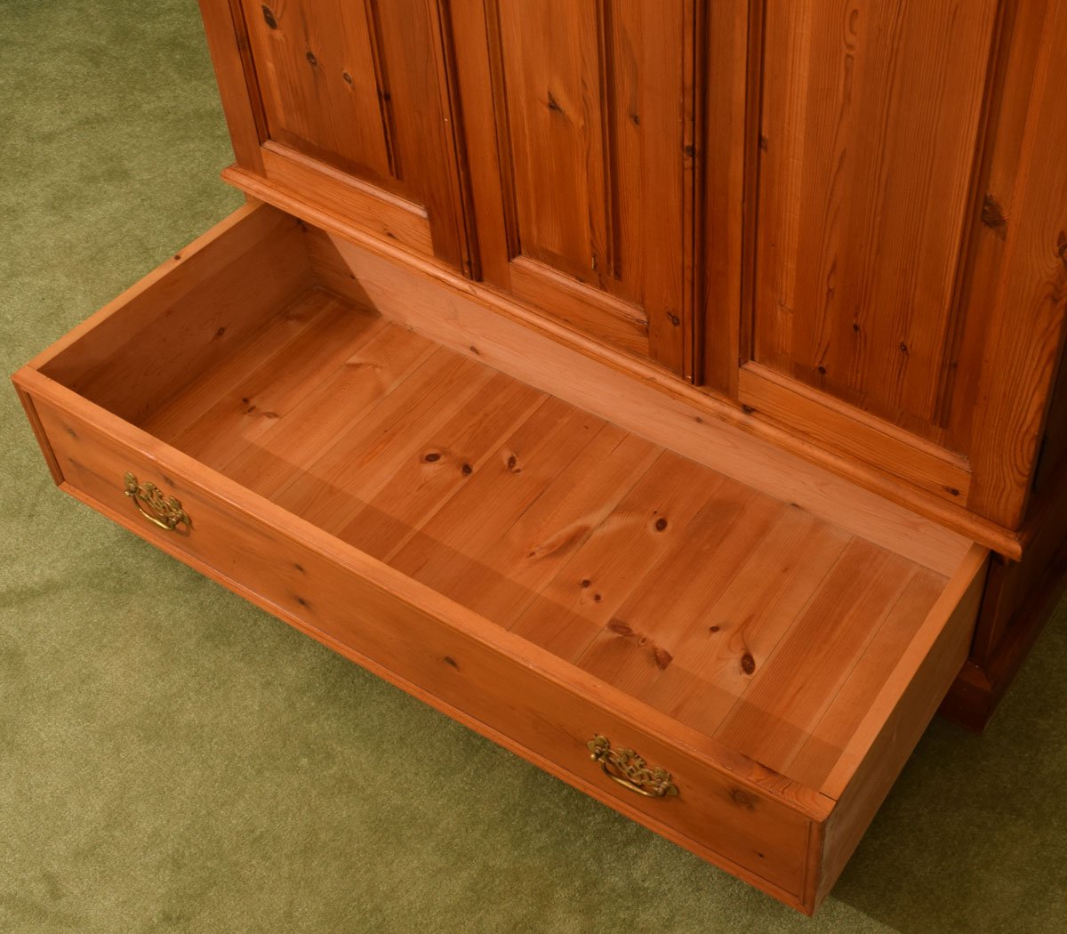 Restored Pine Triple Wardrobe