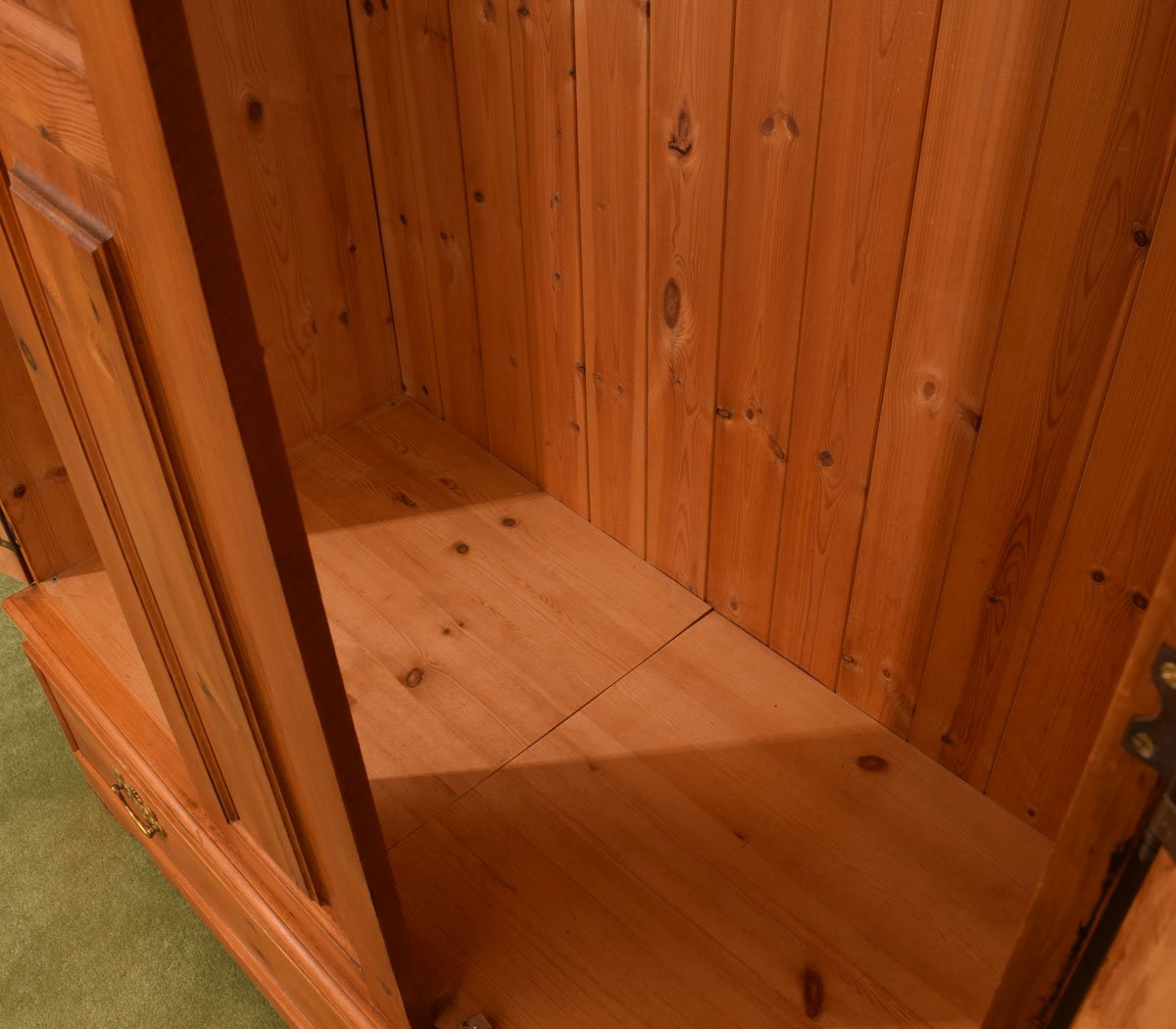 Restored Pine Triple Wardrobe